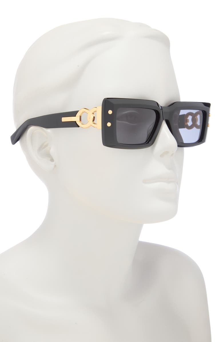 Balmain 53mm Square Sunglasses, Alternate, color,