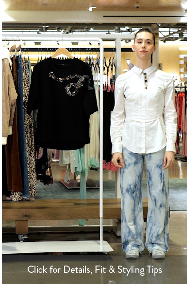 Ouros Amelie Embellished Cotton T-Shirt video