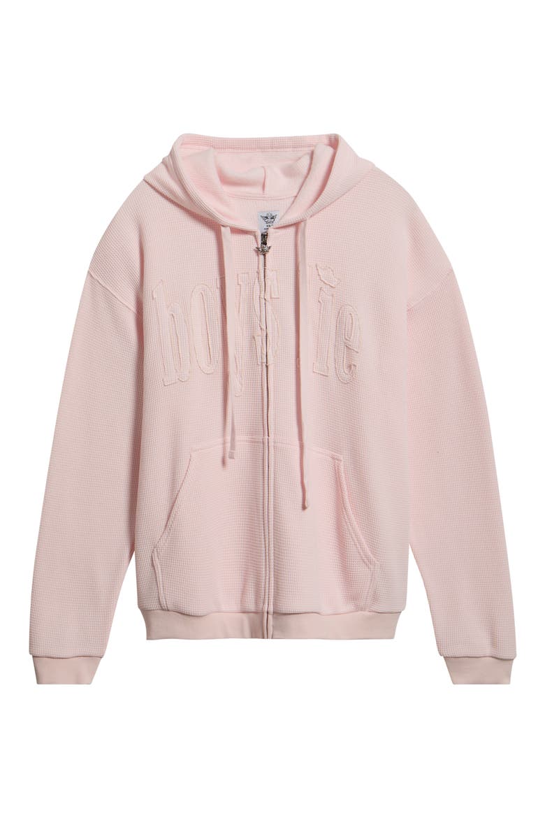 Cotton Candy Harley Full Zip Hoodie, Alternate, color, PALE PINK