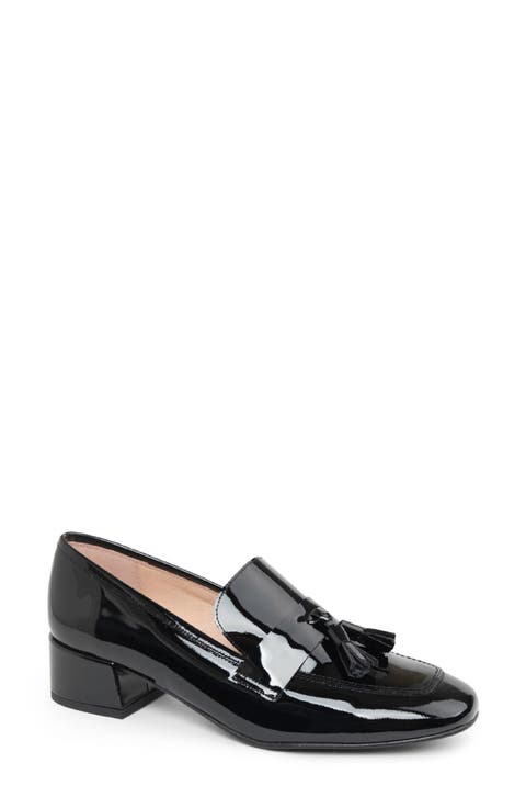 Beckham Block Heel Tassel Loafer (Women)