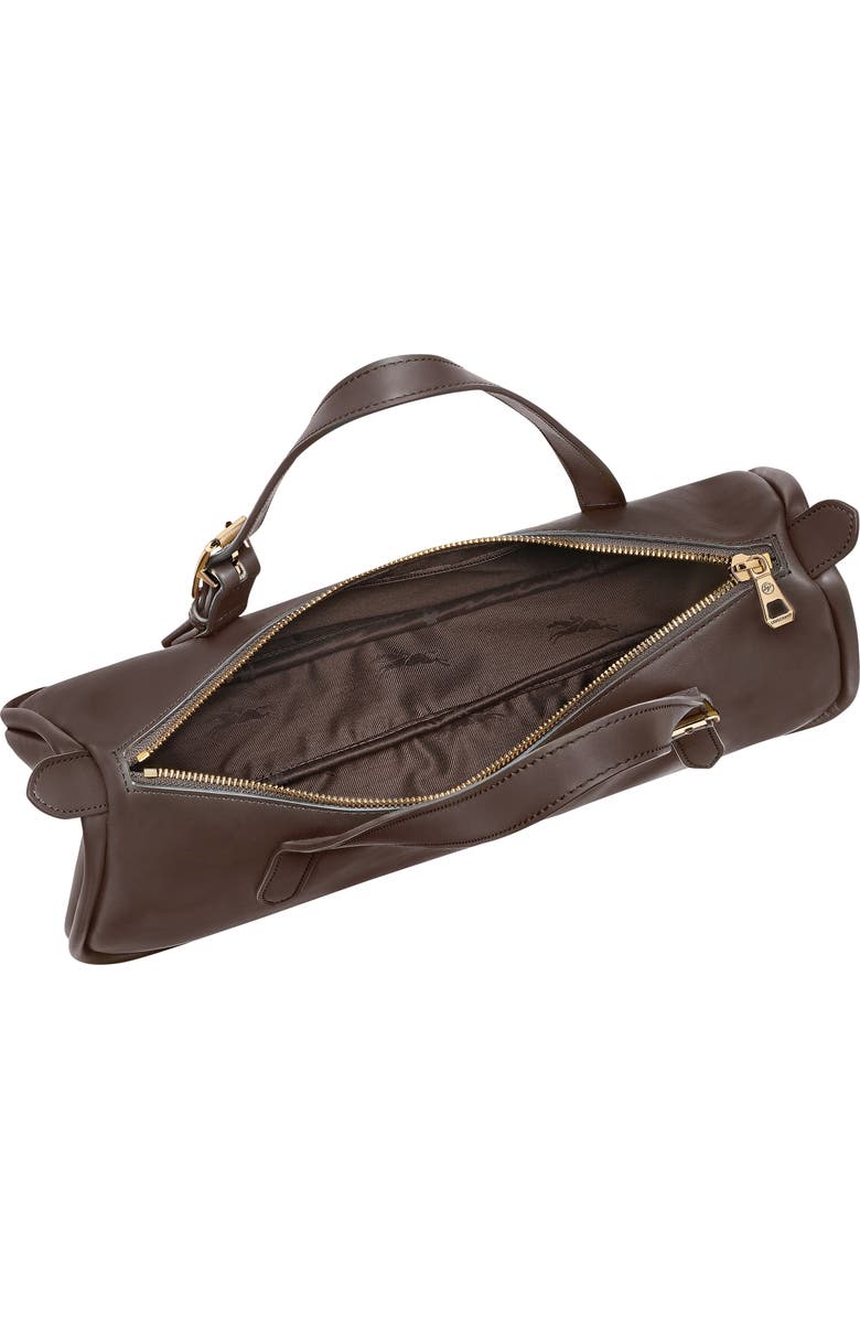 Longchamp Looong East/West Leather Shoulder Bag, Alternate, color, Mocha