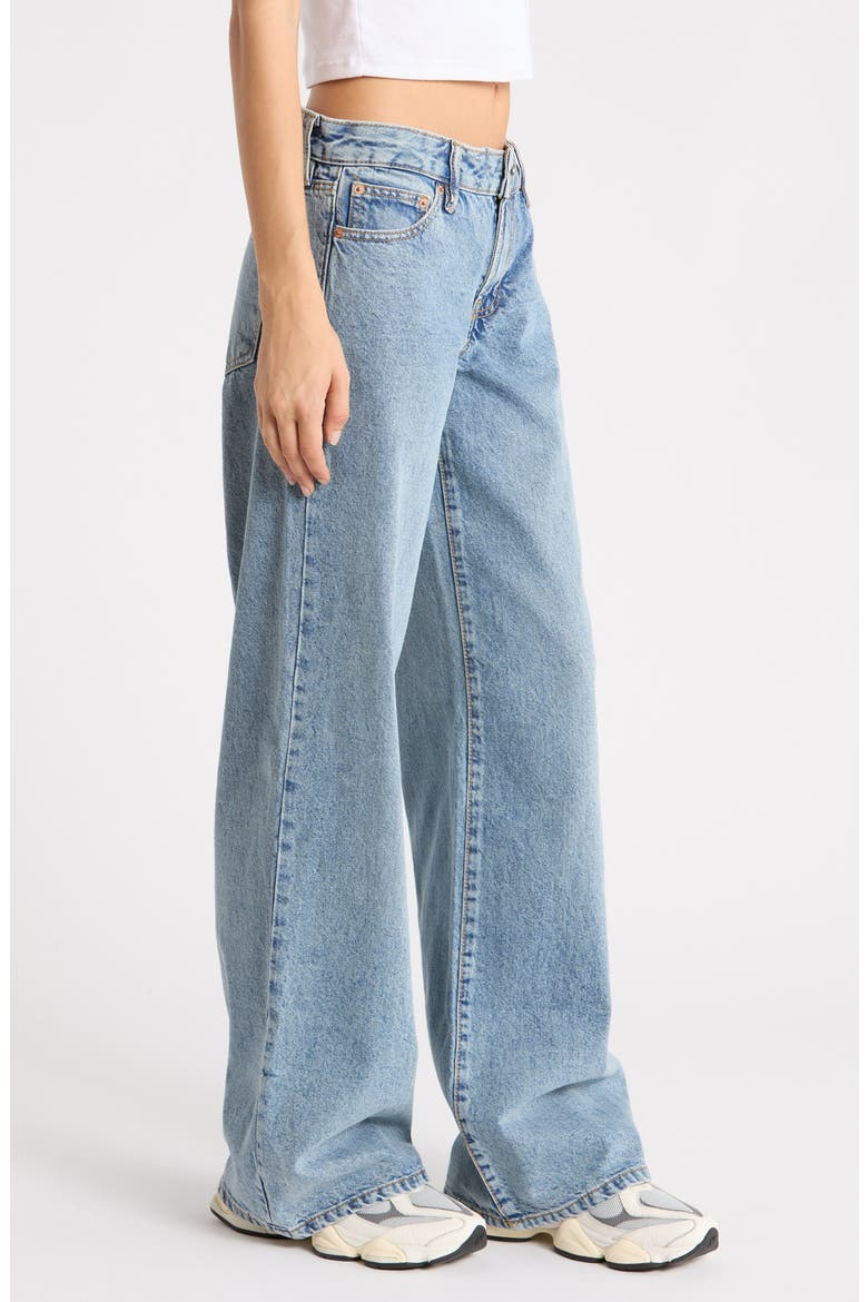Casey Low Rise Baggy Jeans, Alternate, color, MEDIUM INDIGO