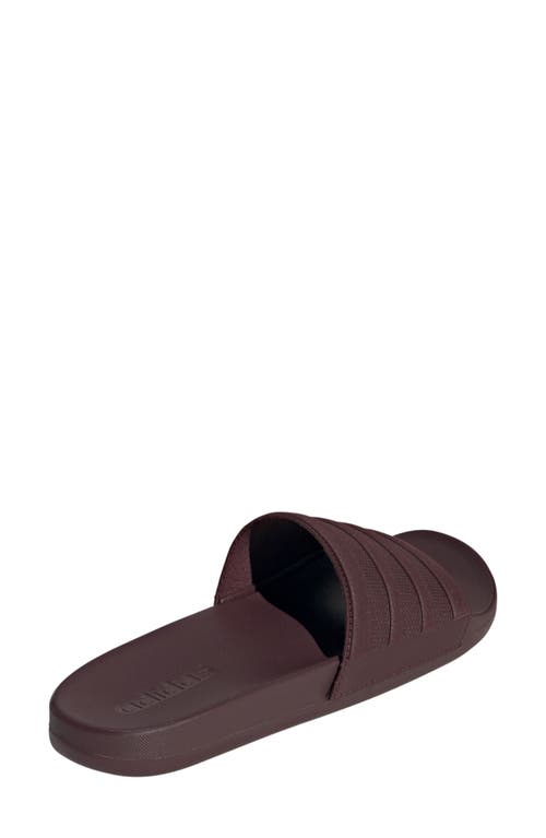 Adidas Originals Adidas Adilette Comfort Slide Sandal In Aurora Ruby/aurora Ruby