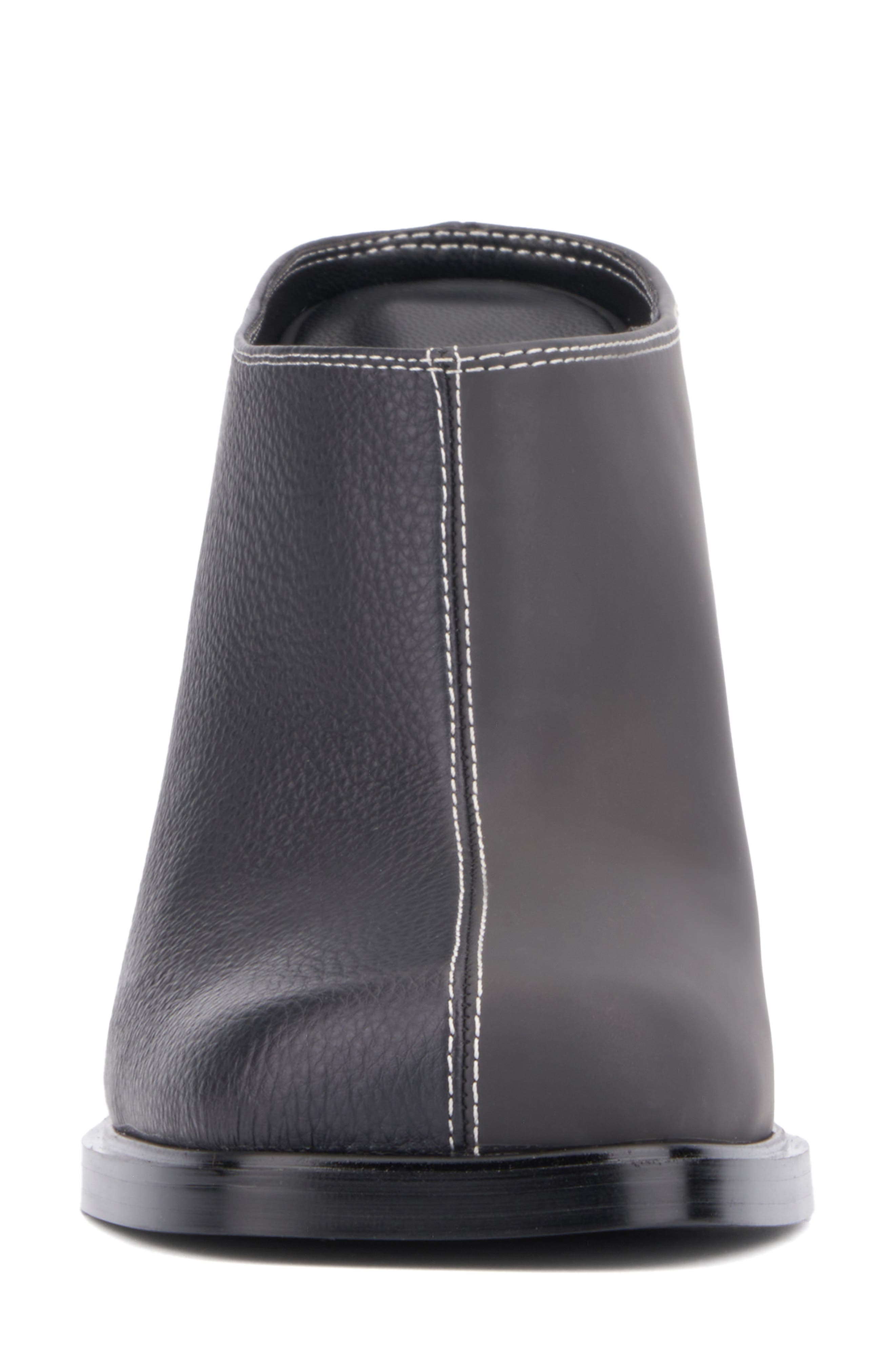 OLIVIA MILLER Square Toe Mule, Alternate, color, Black