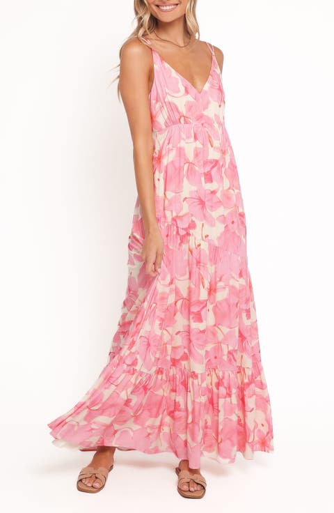 Forbes Tiered Cotton Maxi Dress