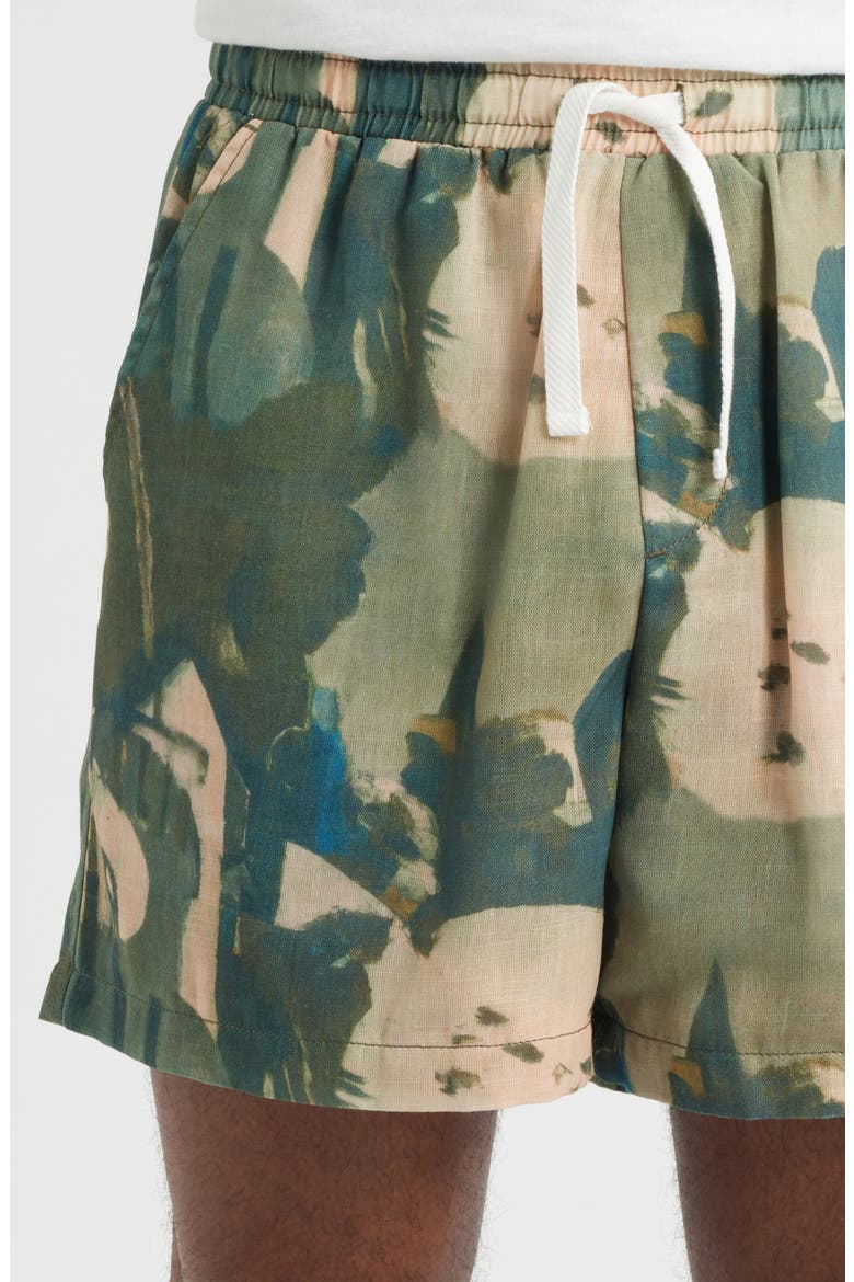 Art Shorts, Alternate, color, BROWN/GREEN