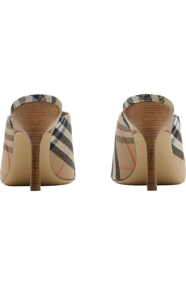 Burberry Check Mews Mules, Alternate, color,