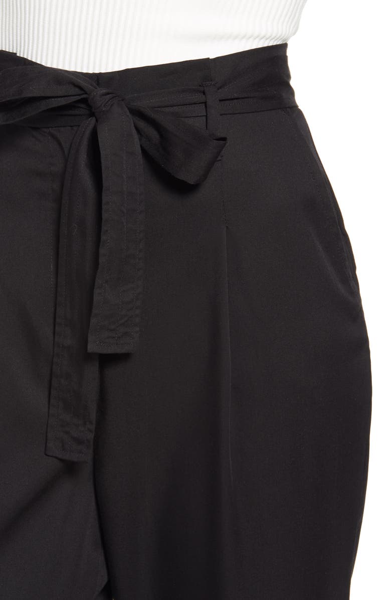 Lira Clothing Rita Tie Waist Crop Pants, Alternate, color, 