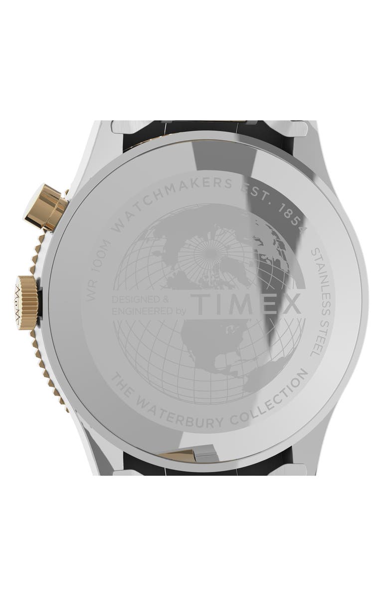 Timex<sup>®</sup> Waterbury Traditional GMT Bracelet Watch, 39mm, Alternate, color, 