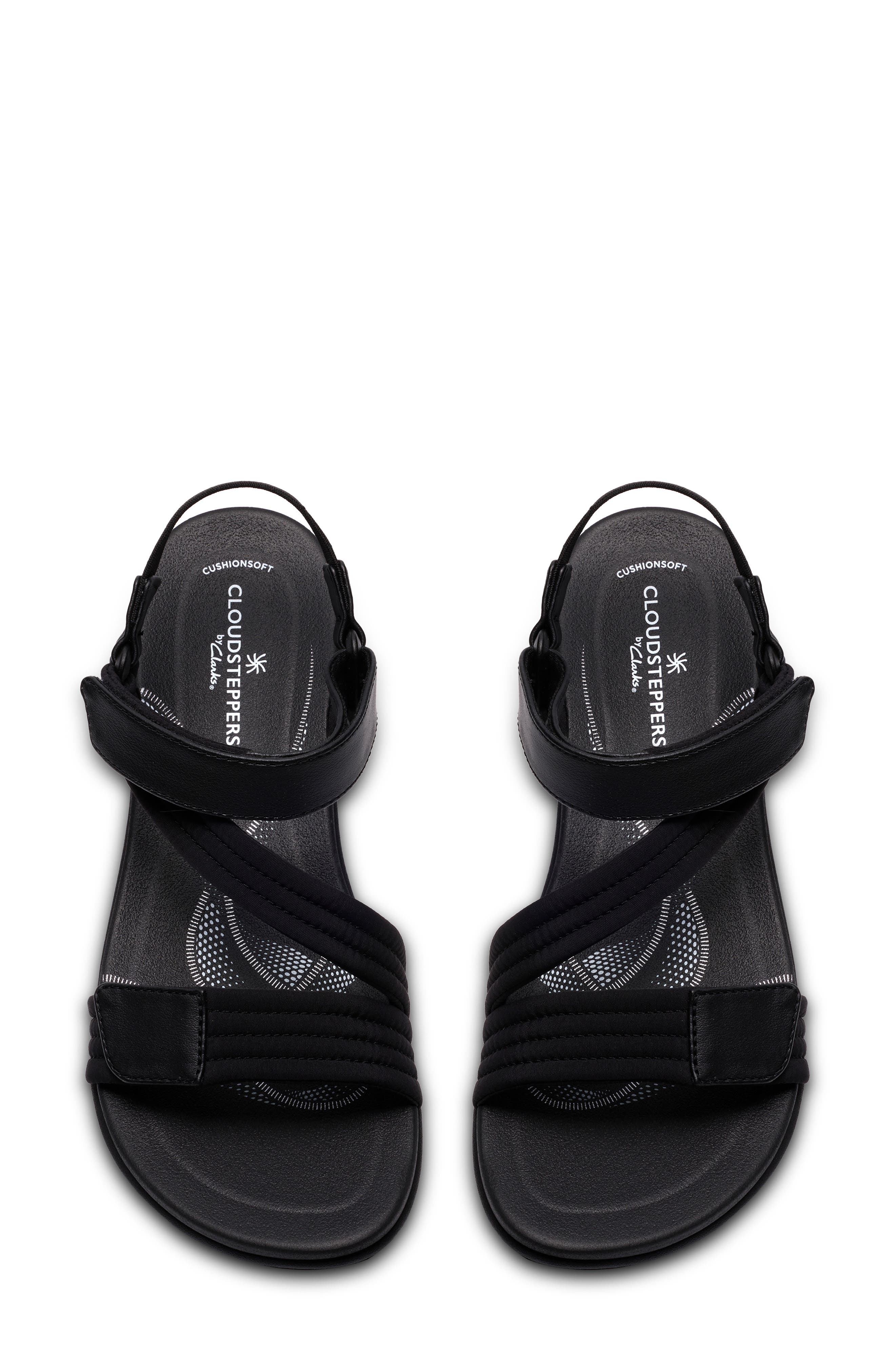 Clarks<sup>®</sup> Breeze Rae Sun Sandal, Alternate, color, Black