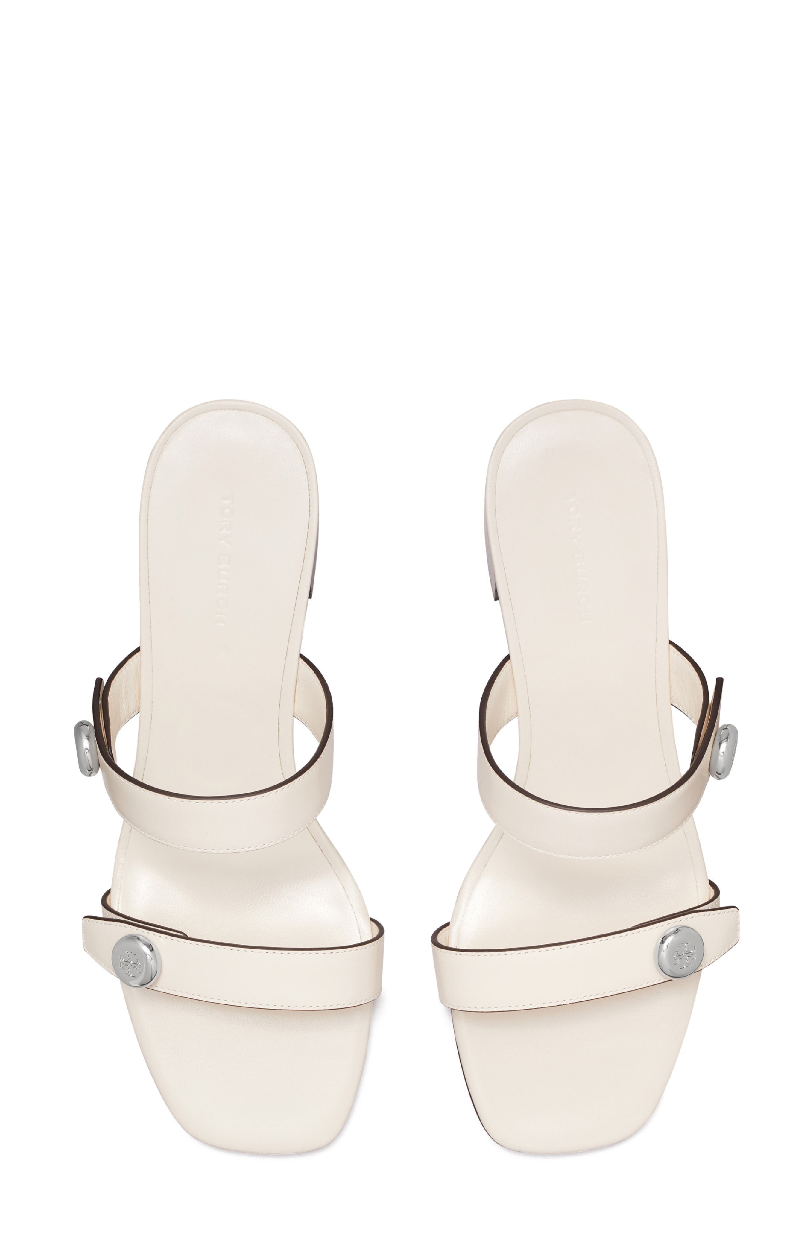 Tory Burch Romy City Slide Sandal, Alternate, color, Light Cream