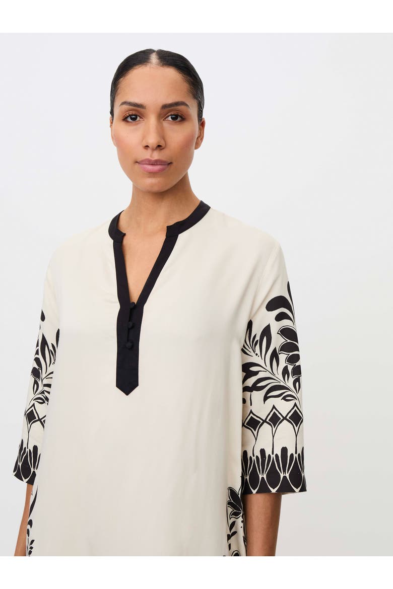 Manovalitha Fluid Drape Tunic Dress, Alternate, color, Black
