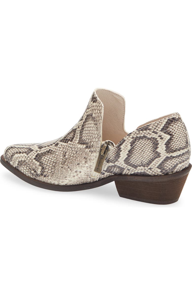 Chocolat Blu Cori Ankle Bootie, Alternate, color, Light Brown Embossed Snake