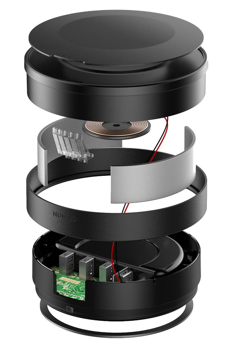Wireless Global Charging Hub, Alternate, color, BLACK
