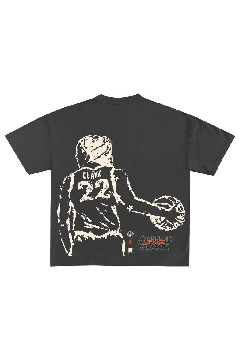 Unisex round21 Caitlin Clark Black Indiana Fever Draft Night T-Shirt, Alternate, color, Black