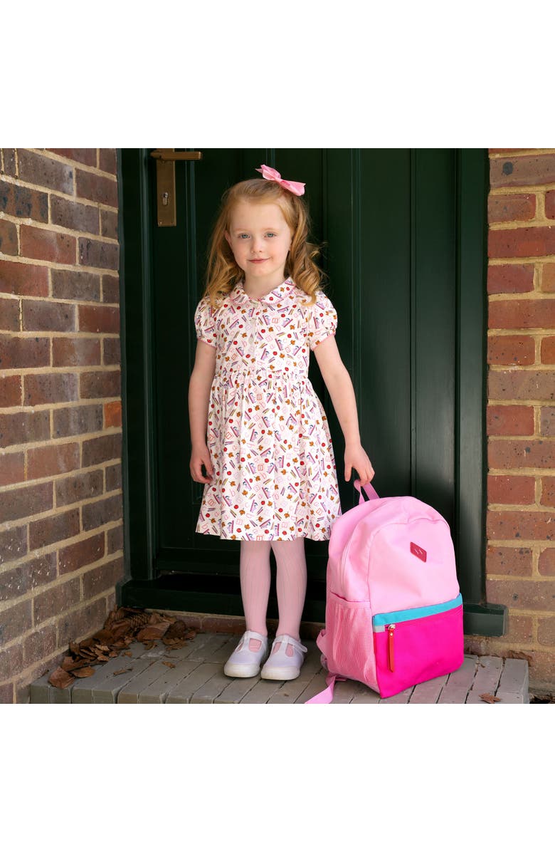 Rachel Riley ABC Jersey Dress, Alternate, color, Pink