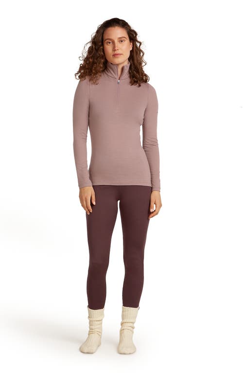 Icebreaker 200 Oasis Merino Wool Half Zip Pullover In Pink