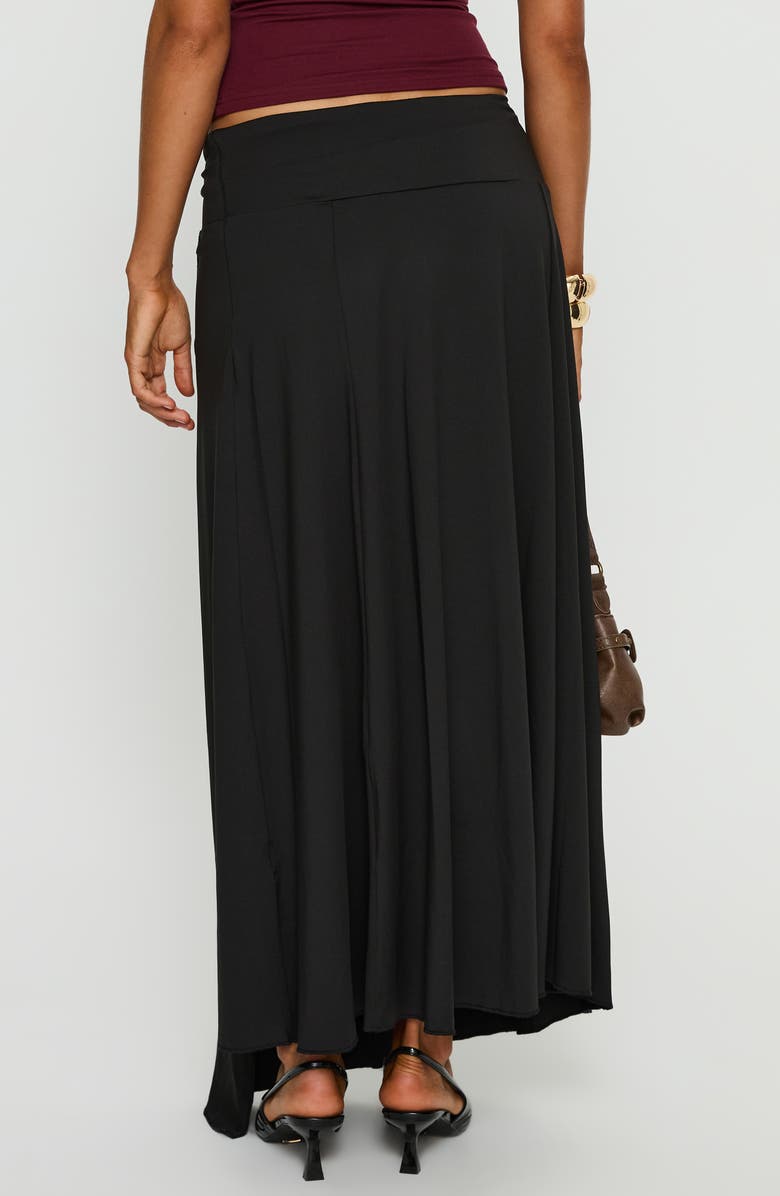 Princess Polly Nola Hardware Detail Cotton Blend Maxi Skirt, Alternate, color, 