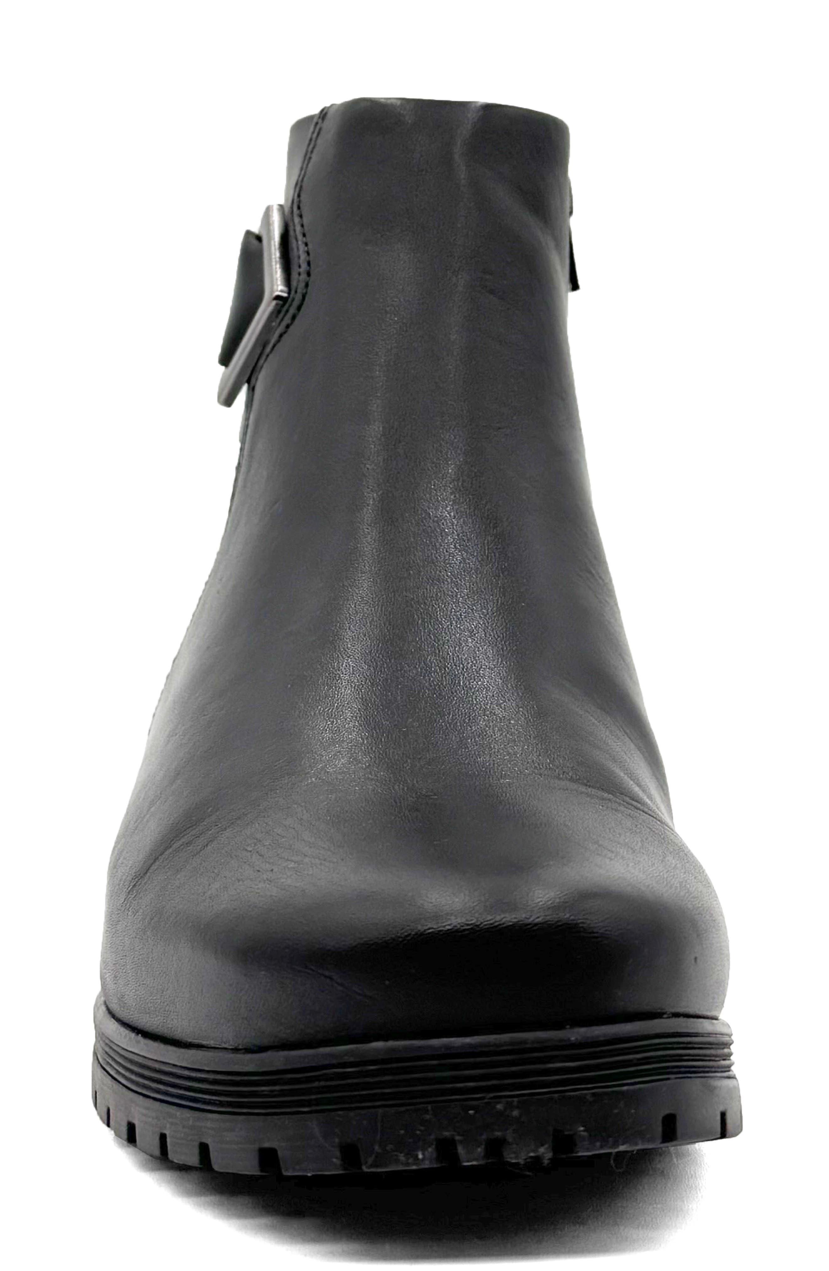 CHELSEA CREW Shorty Wedge Bootie, Alternate, color, Black