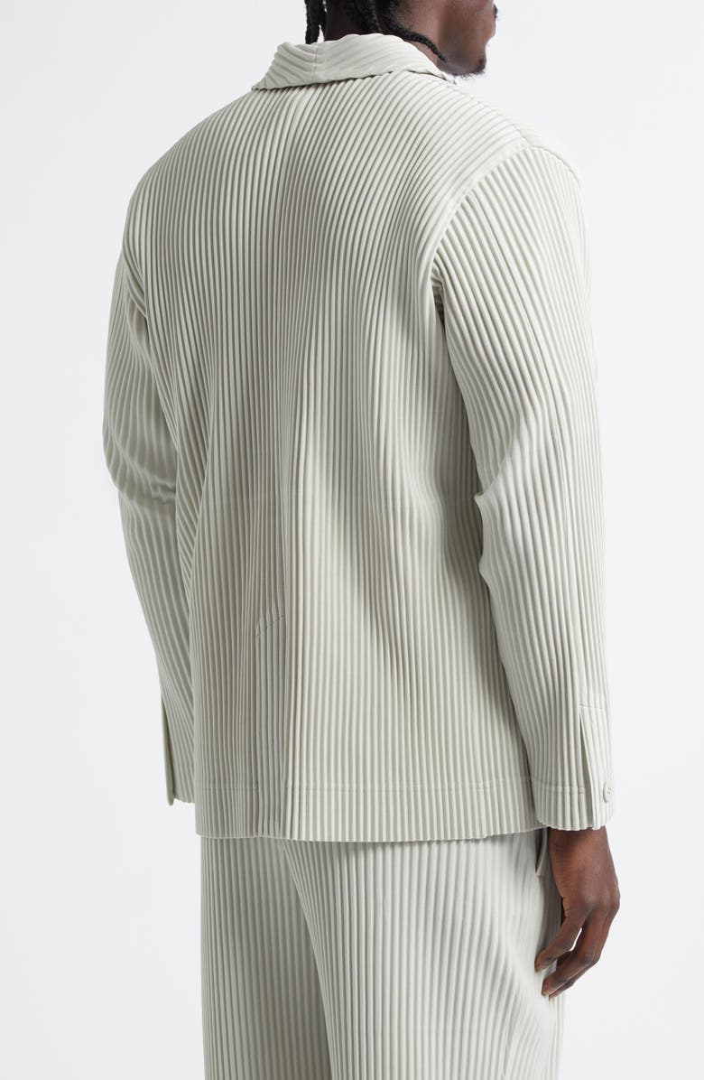 Homme Plissé Issey Miyake Tailored Pleats 1 Single Breasted Blazer, Alternate, color, Frosty Gray