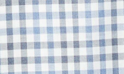 Johnston & Murphy Check Heathered Cotton Button-up Shirt In Blue