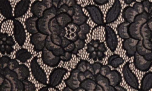 Tahari Asl Bonded Lace Miniskirt In Black