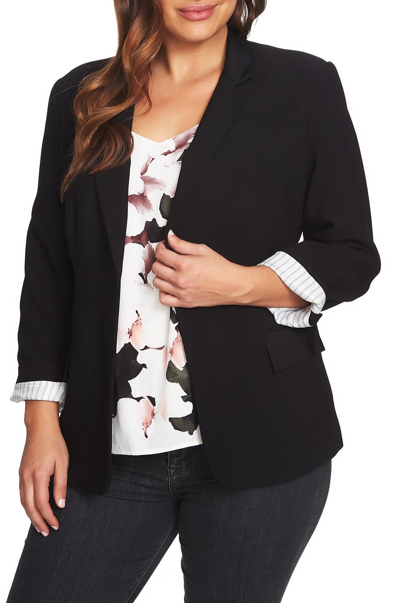 1.STATE Classic Crepe Blazer, Main, color,