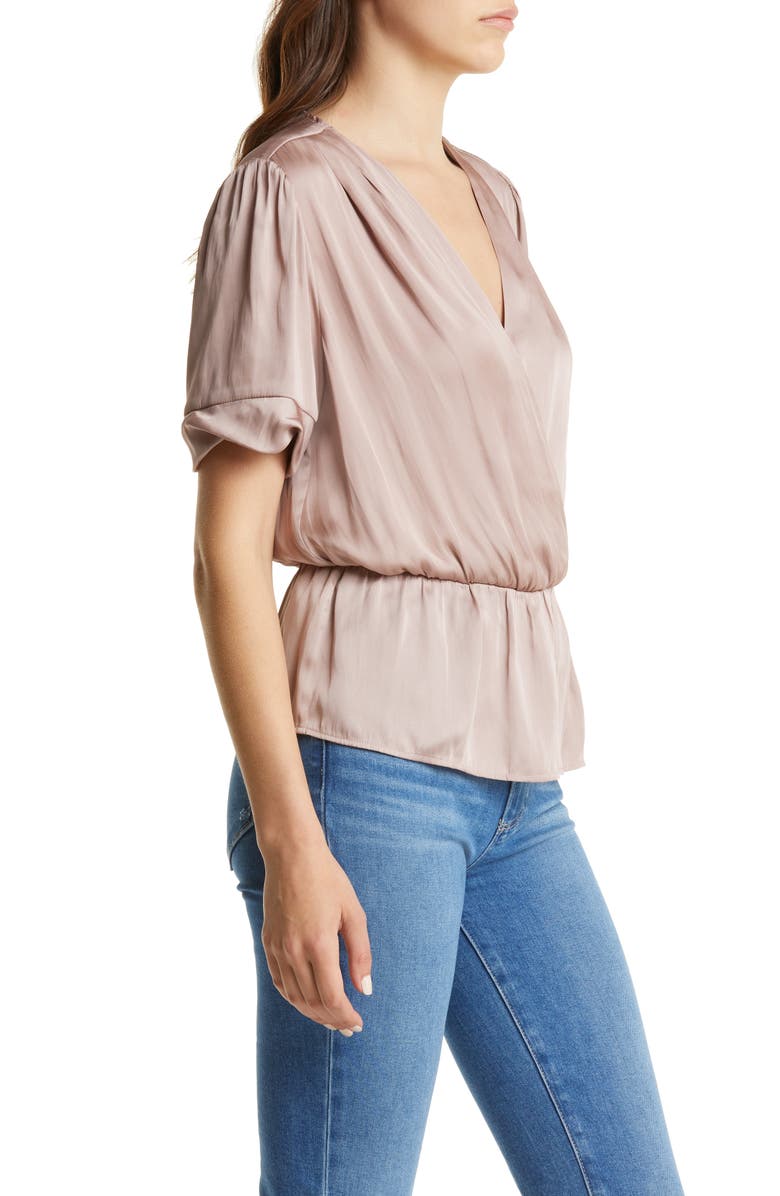 PAIGE Felicity Peplum Top, Alternate, color, Wild Rose