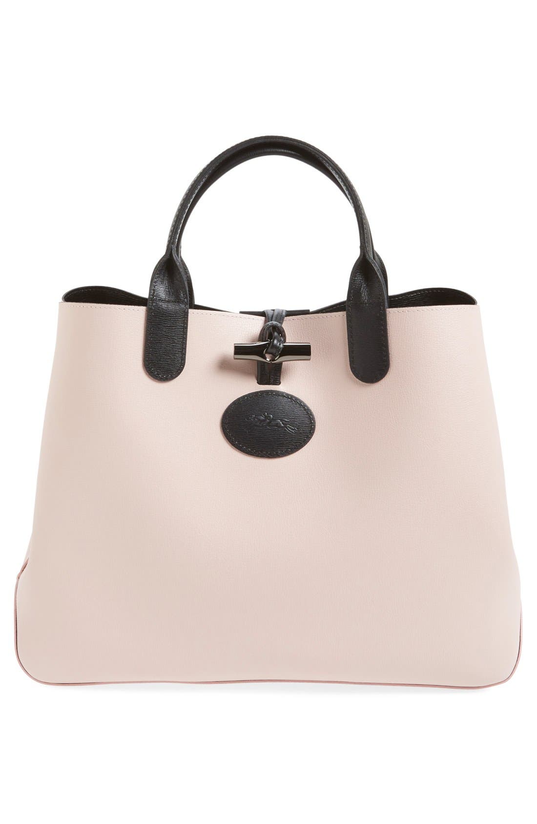 Longchamp 'Roseau' Reversible Tote, Alternate, color, 