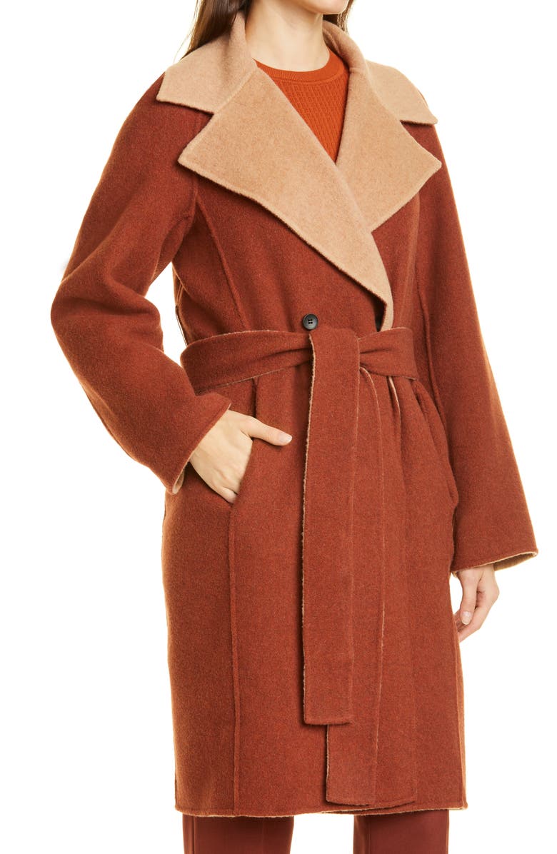 M.M.LaFleur The Cleo Reversible Wool Blend Coat, Alternate, color, 