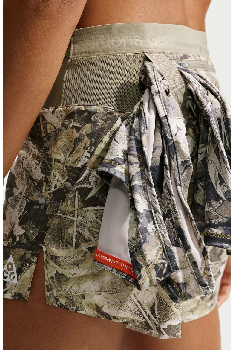 ACG Dri-FIT® Printed Performance Trail Shorts, Alternate, color, SEQUOIA/ SUMMIT WHITE