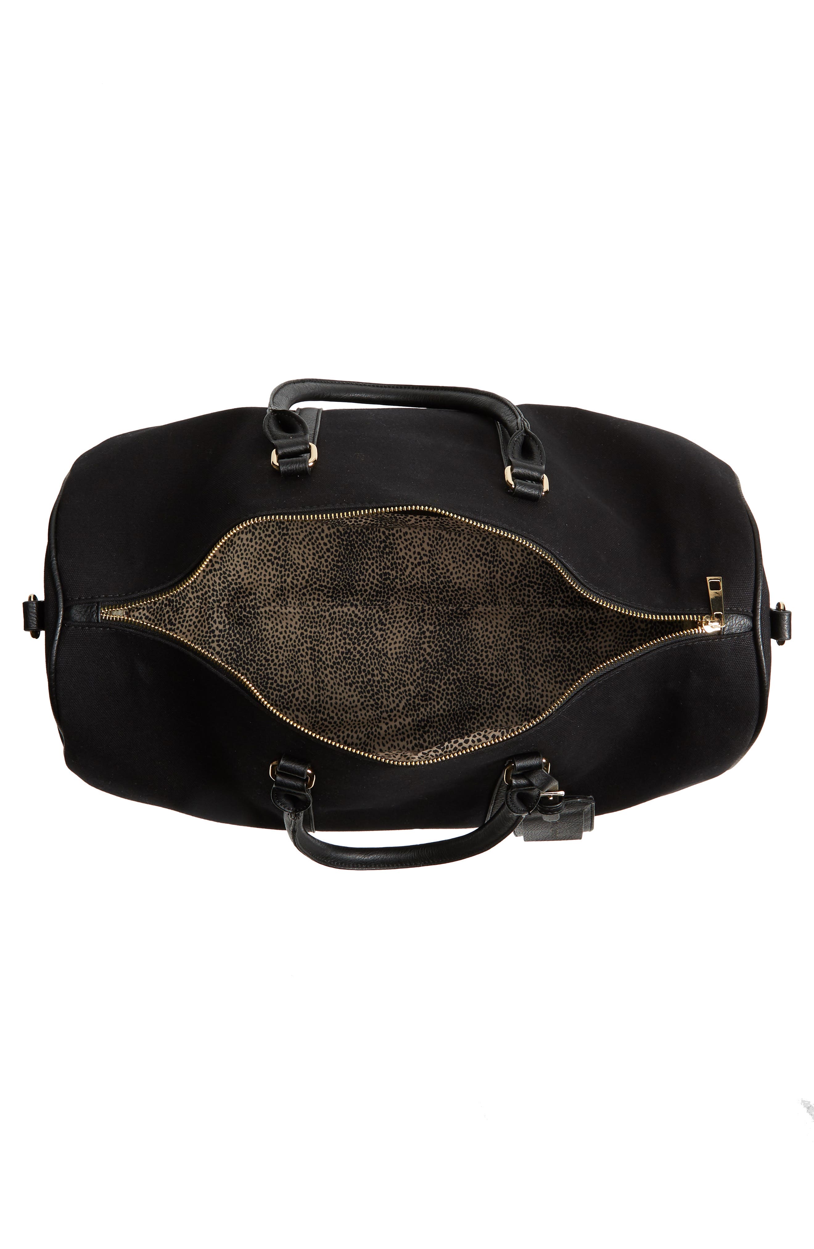 Sole Society Lacie Faux Leather Duffle Bag, Alternate, color, 