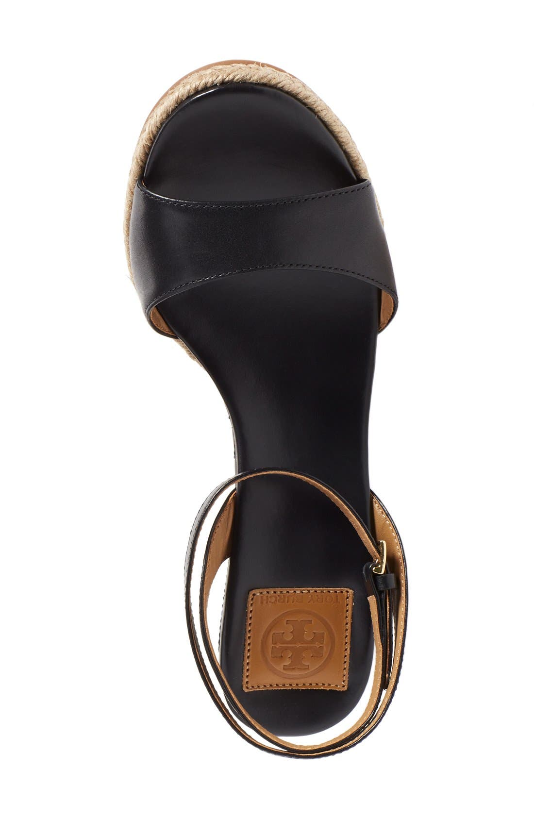 Tory Burch 'Marion' Wedge Sandal, Alternate, color, 