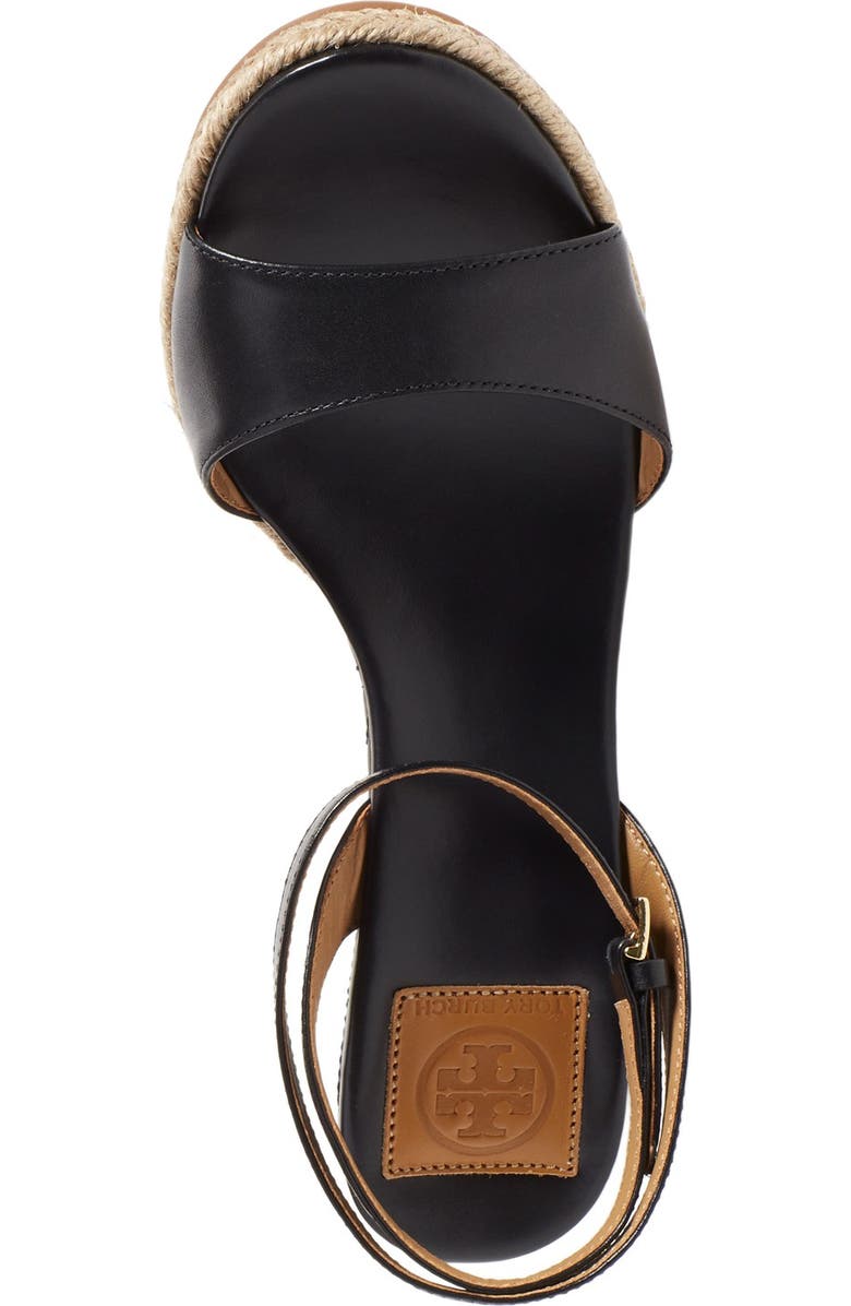 Tory Burch 'Marion' Wedge Sandal, Alternate, color,