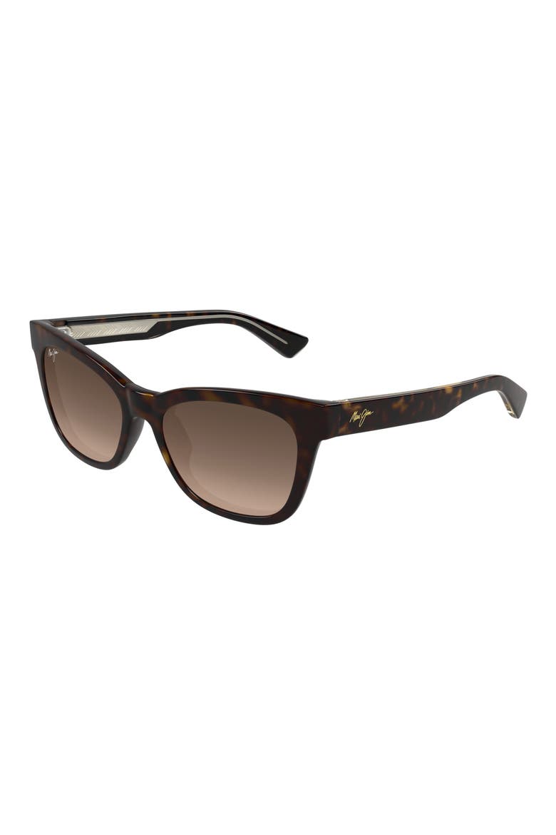Hiwahiwa 54mm PolarizedPlus2® Wrap Sunglasses, Alternate, color, BROWN