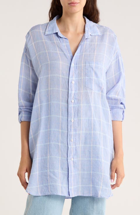 Linen Button-Up Shirt
