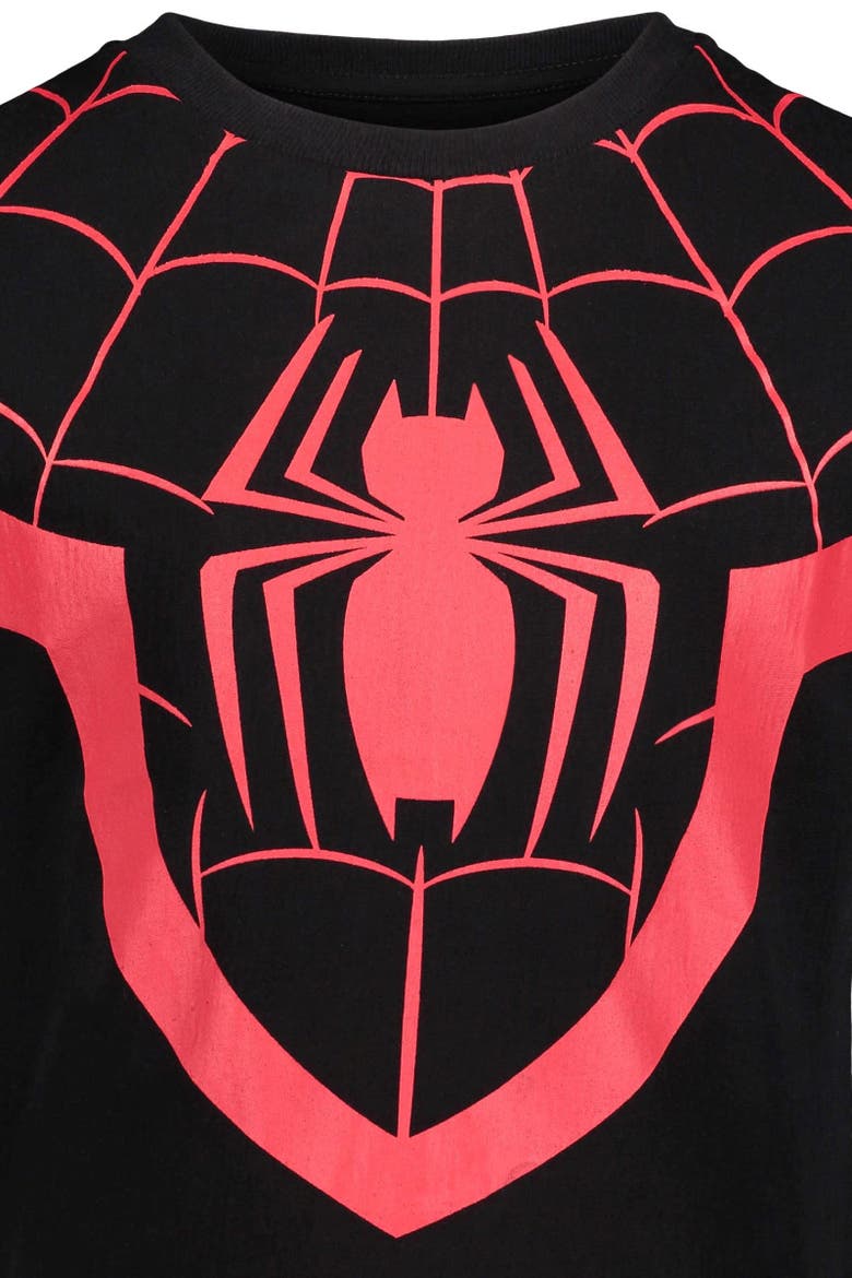 Spider-Man 3-Pack Short Sleeve T-Shirts, Alternate, color, Venom Black Red