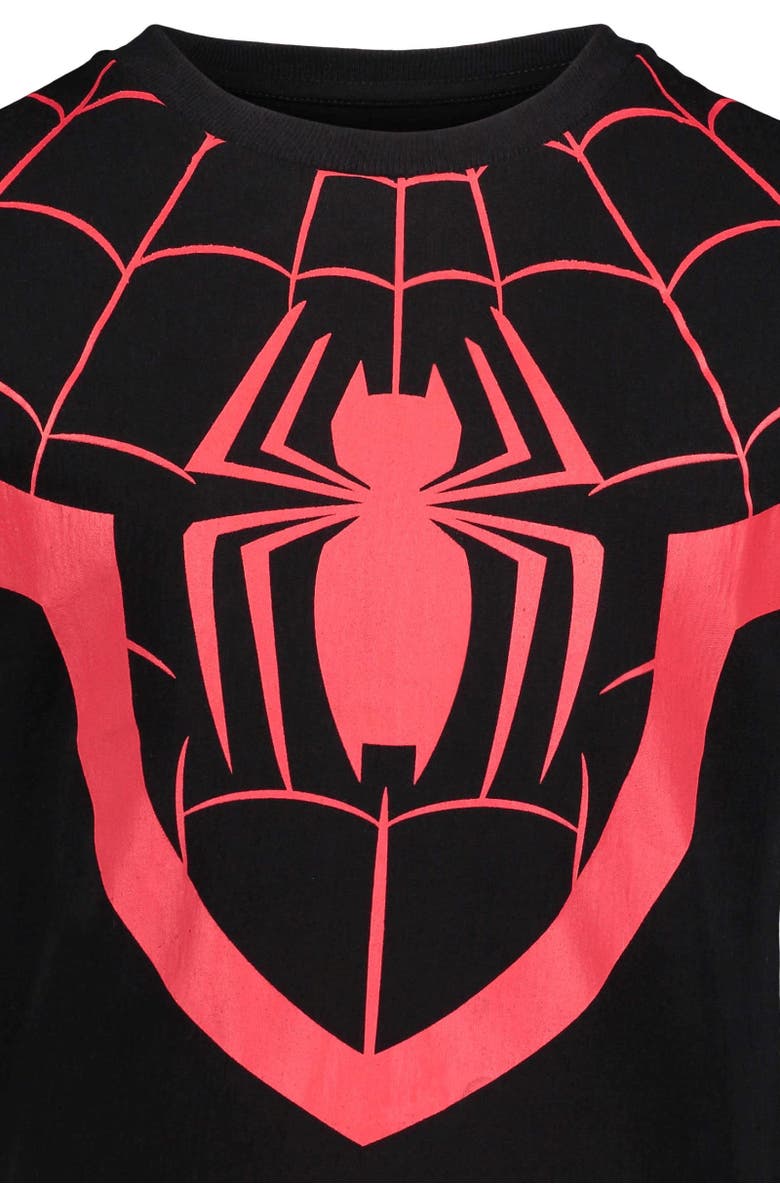 Marvel Spidey and His Amazing Friends 3-Pack Short Sleeve T-Shirts, Alternate, color, Venom Spidey Black Red