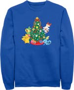 POKEMON Men's Pokemon Christmas Tree Friends Sweatshirt