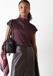 Whistles Cowl Neck Halter Top
