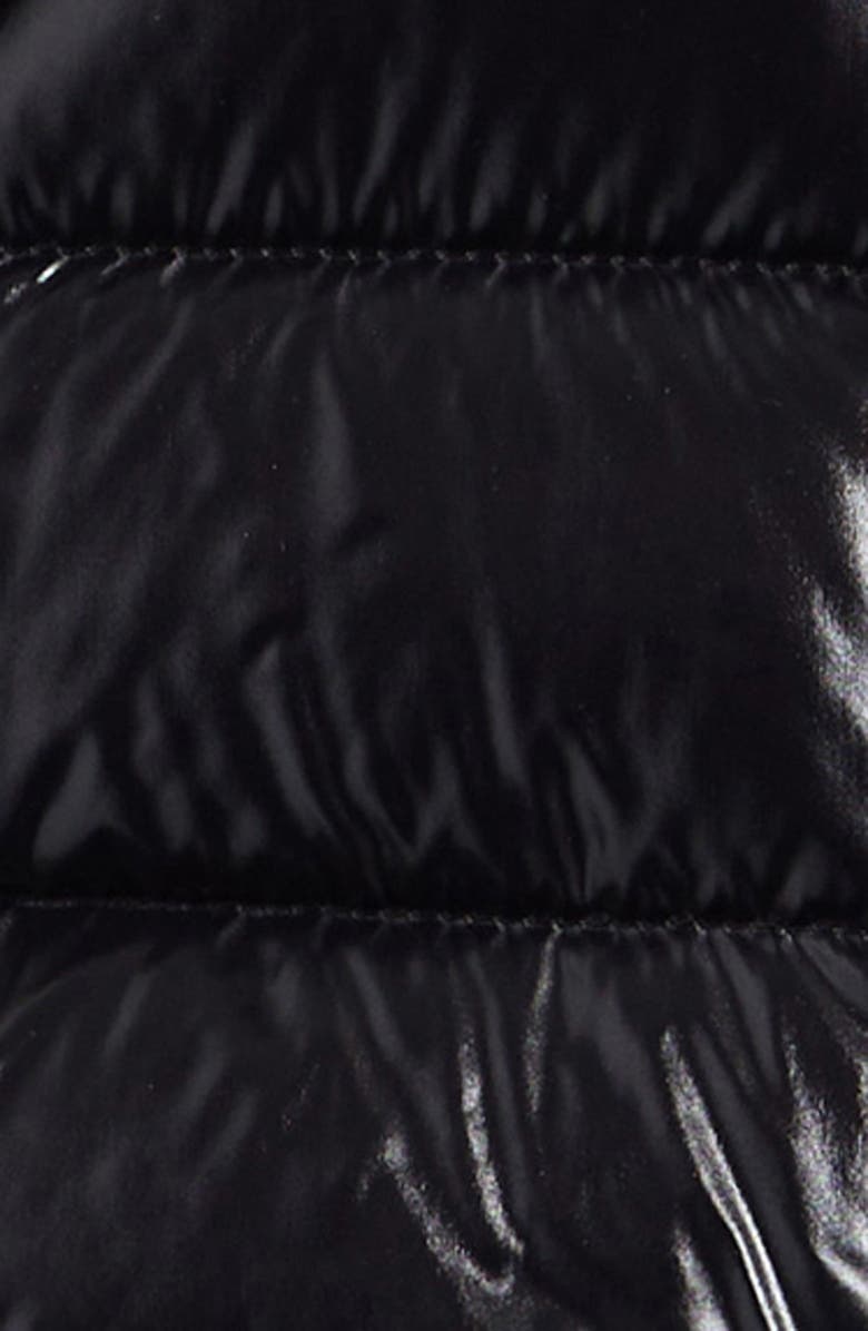 Moncler Kids' Badyf Down Jacket with Faux Fur Trim, Alternate, color, Black