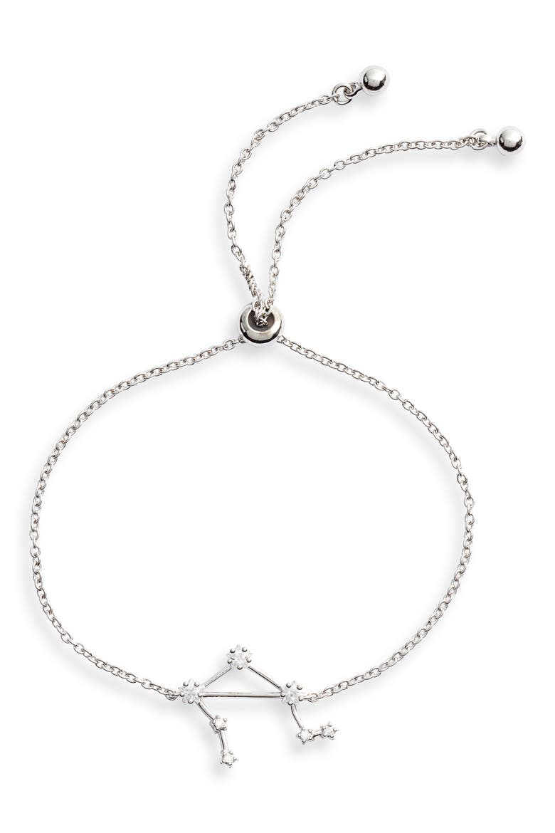 Zodiac Bracelet, Main, color, SILVER LIBRA
