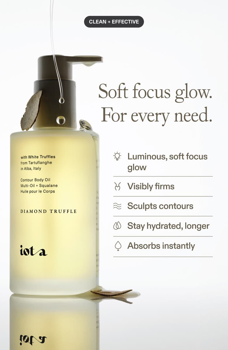 Iota Diamond Truffle Contour Body Oil, Alternate, color, White