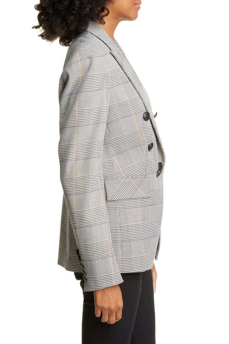 Miller Plaid Dickey Jacket, Alternate, color, WHITE MULTI