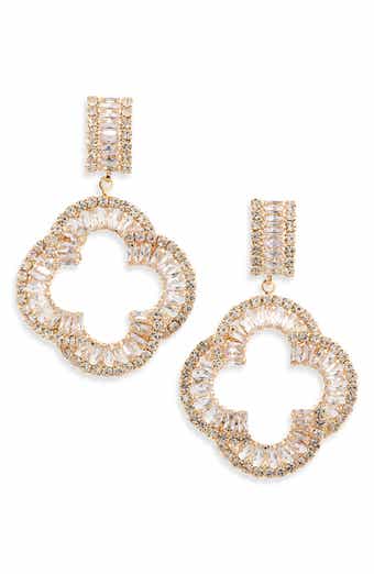 Tasha Lucky Clover Drop Earrings