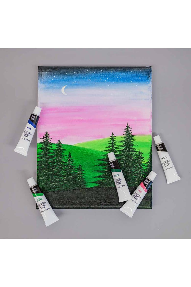 Professional Heavy Body Acrylic Paint Set 12 Tubes, Alternate, color, Multicolored