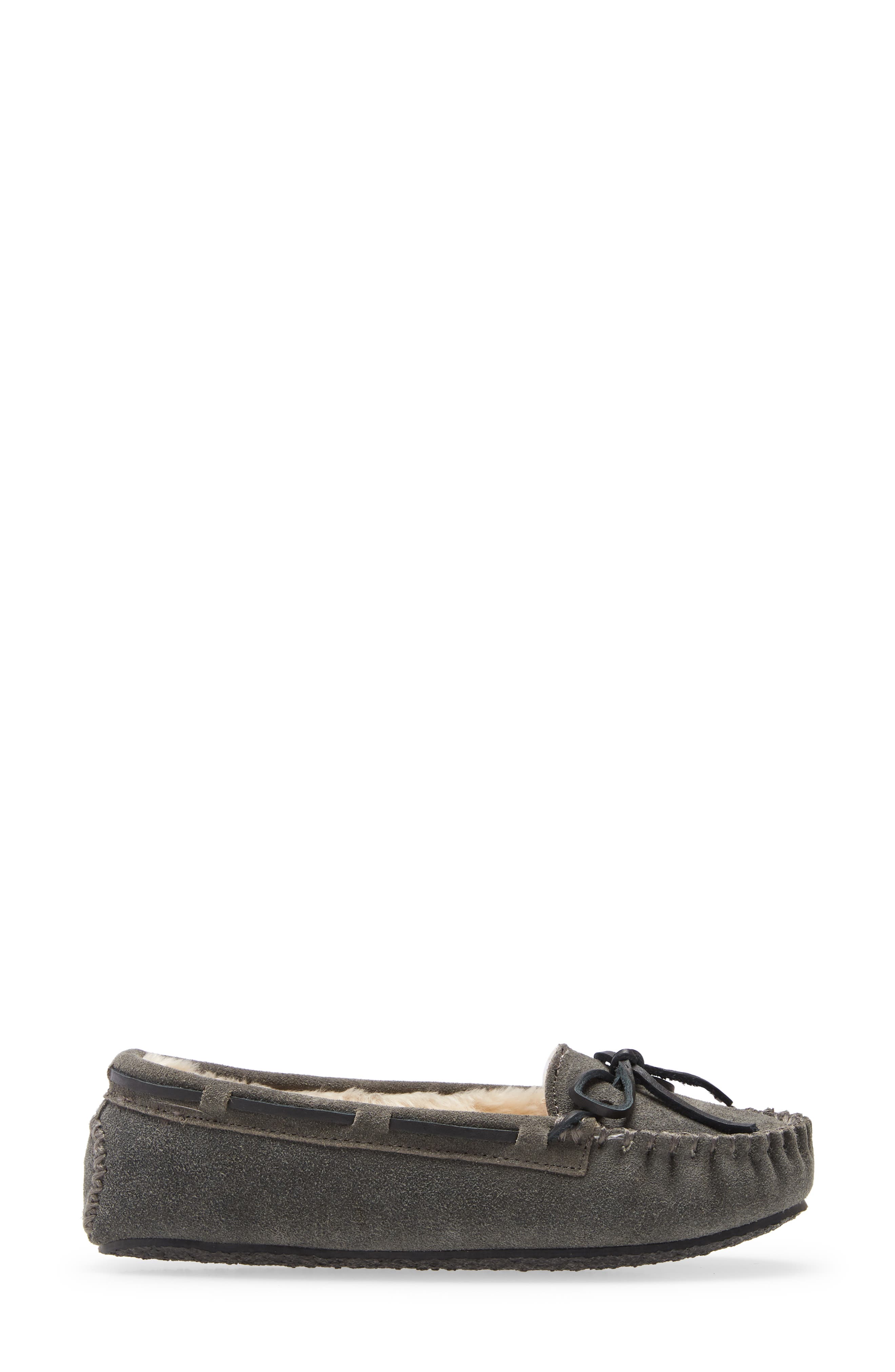 Minnetonka Cally Slipper, Alternate, color, Grey Suede