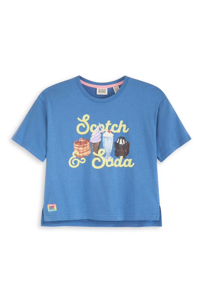Kids' Cotton Jersey Graphic T-Shirt, Main, color, RIVIERA