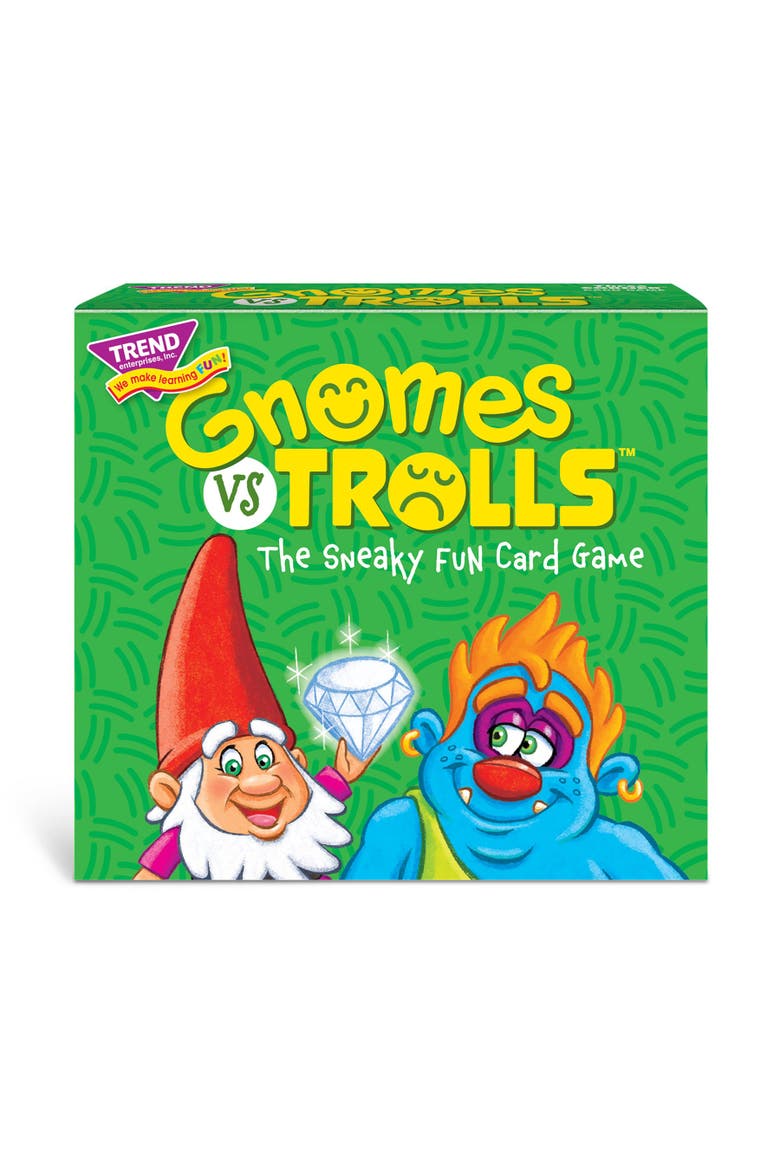 GNOMES vs TROLLS Three Corner Card Game, Main, color, Multicolored