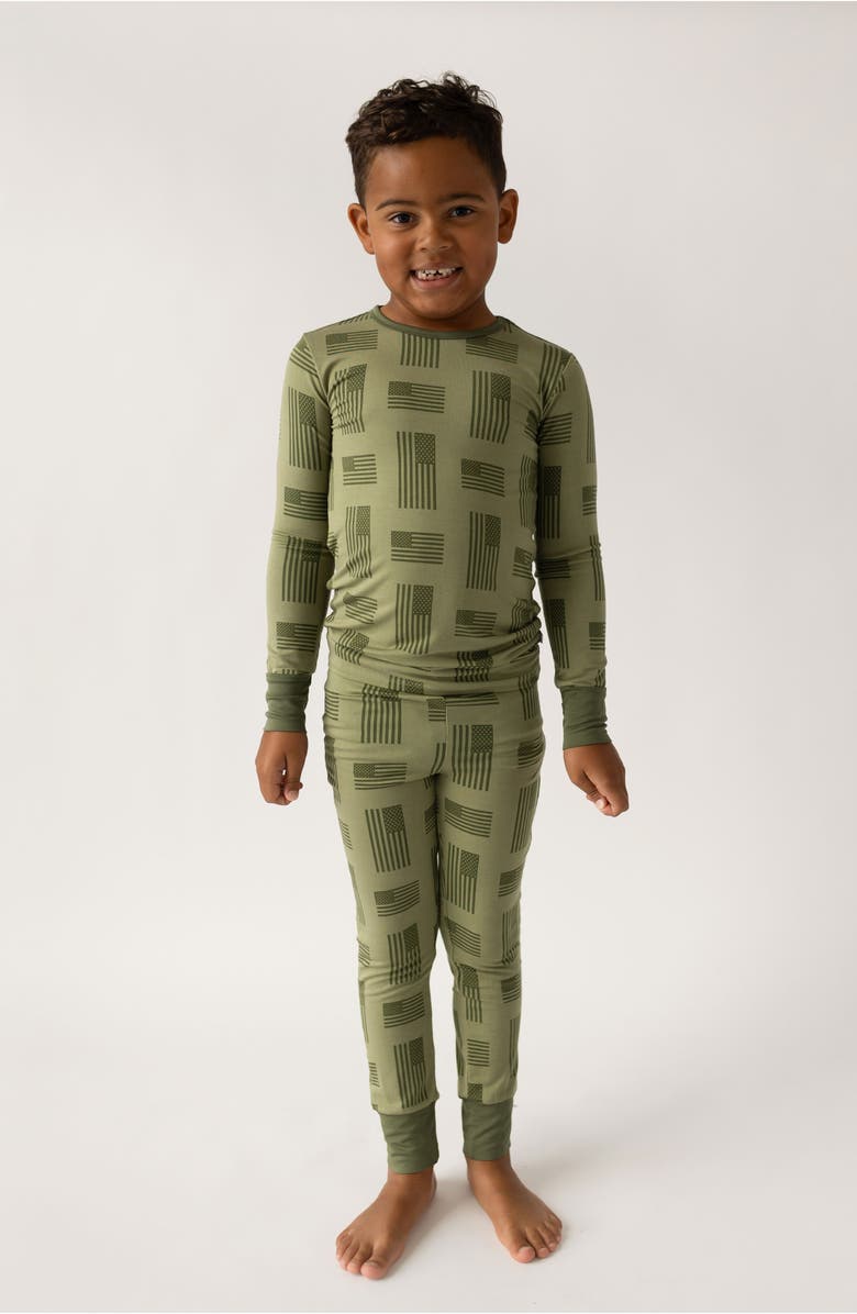 Laree + Co Kolton 2-Piece Long Sleeve Set, Alternate, color, Green